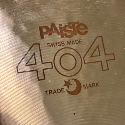 Paiste 404 "Brown Label" 14" Sound Edge Hi-Hat Cymbals (Pair) 972g/946g image 7