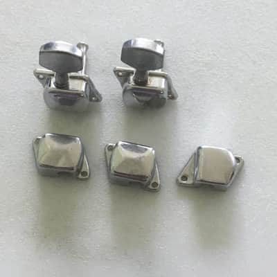 5 Vintage Style Electric Guitar Open Mounted Casing Gear Tuners Parts Headstock image 1