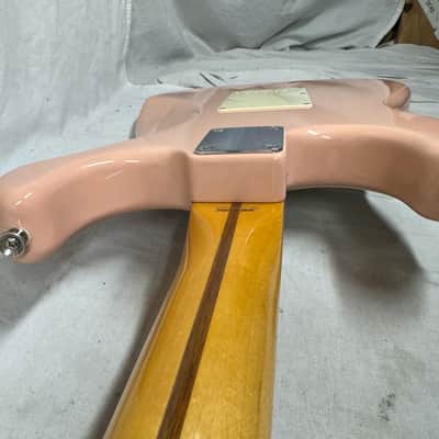 Fender ST-54 st54 1954 Reissue Stratocaster Guitar - MIJ Made In Japan 1996 - 1997 - Shell Pink / Maple neck image 24