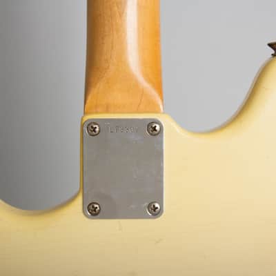 Fender  Duo-Sonic II Solid Body Electric Guitar (1965), ser. #L78307, original tan hard shell case. image 15