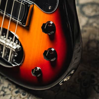 Lakland USA Decade 4 String-3 Tone Sunburst (Swamp Ash Body) w/Roasted Maple Neck & Roasted Birdseye Maple FB image 3