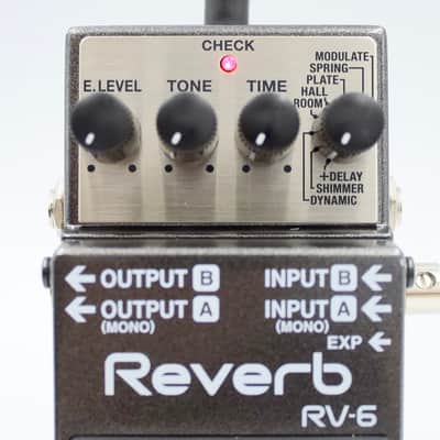 Boss RV-6 Reverb With Original Box Guitar Effect Pedal H7R5204 image 3