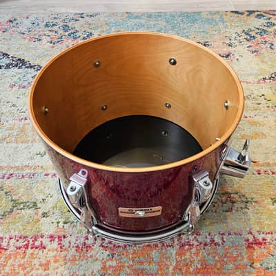 Yamaha 9000 Series Recording Custom Drum Kit 22-16-13-12" in Garnet Red - Birch Shells Made In Japan 1982 image 18