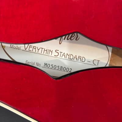 Hofner Verythin Standard-CT Semi Hollow Body image 11