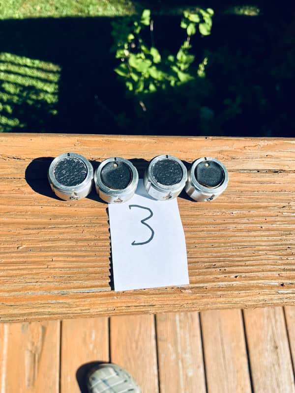 Peavey vintage 70s aluminum set-screw knobs (lot of 4) image 1