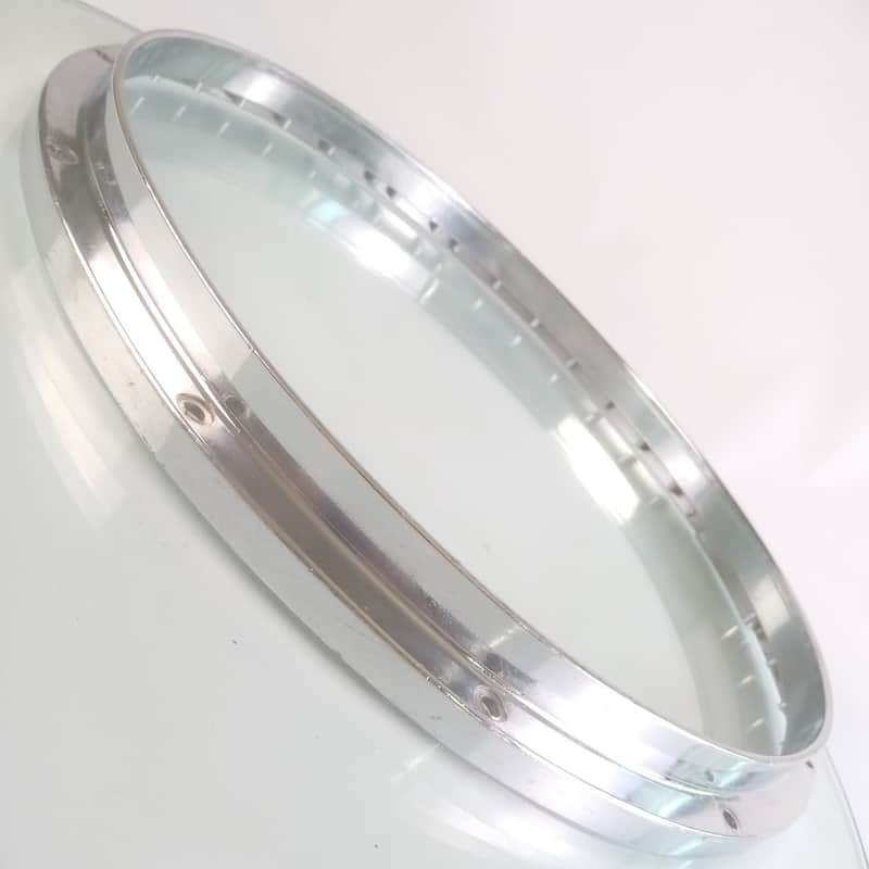 Yamaha 14" 12-Lug Snare Drum Batter Rim/Hoop 2lb 6oz Die-Cast Zinc Marching 80s image 1