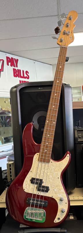 G&L Tribute Series SB-2 Bass with Rosewood Fretboard 2010s - Bordeaux Red image 1