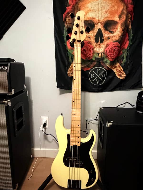 Schecter P-5 2022 - Present - Ivory image 1