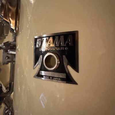 Tama Swingstar MIJ 80s 6-Piece Drum Shell Set - white image 6