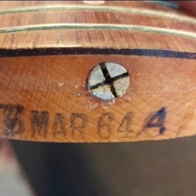 Fender Jazz Bass – 1964 – All Original (Except Nut) – Excellent Condition – Pre-CBS Vintage – With Case image 5
