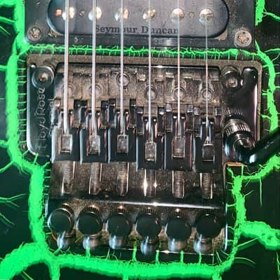 Jackson X Series Soloist SLX DX green crackle electric guitar image 3