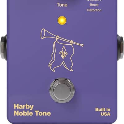 Harby Pedals Nobel Tone OD/Boost/Distortion Guitar Effect Pedal Made in USA NEW image 1