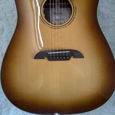 Alvarez MD60ce Shadowburst Masterworks Acoustic Electric All Solid Dread Guitar image 8