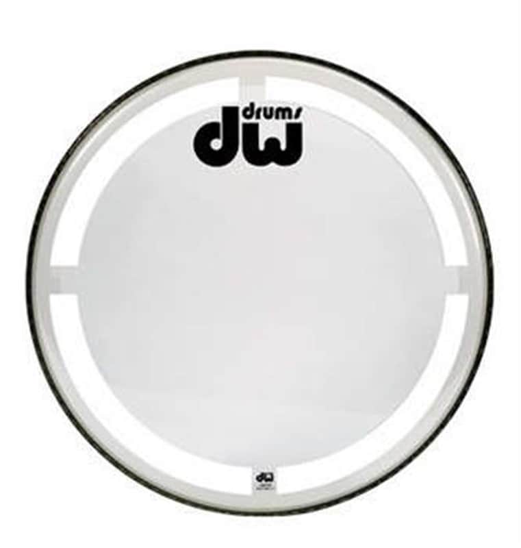 DW - DRDHCC20K - 20" Coated Clear Bass Drum Head image 1