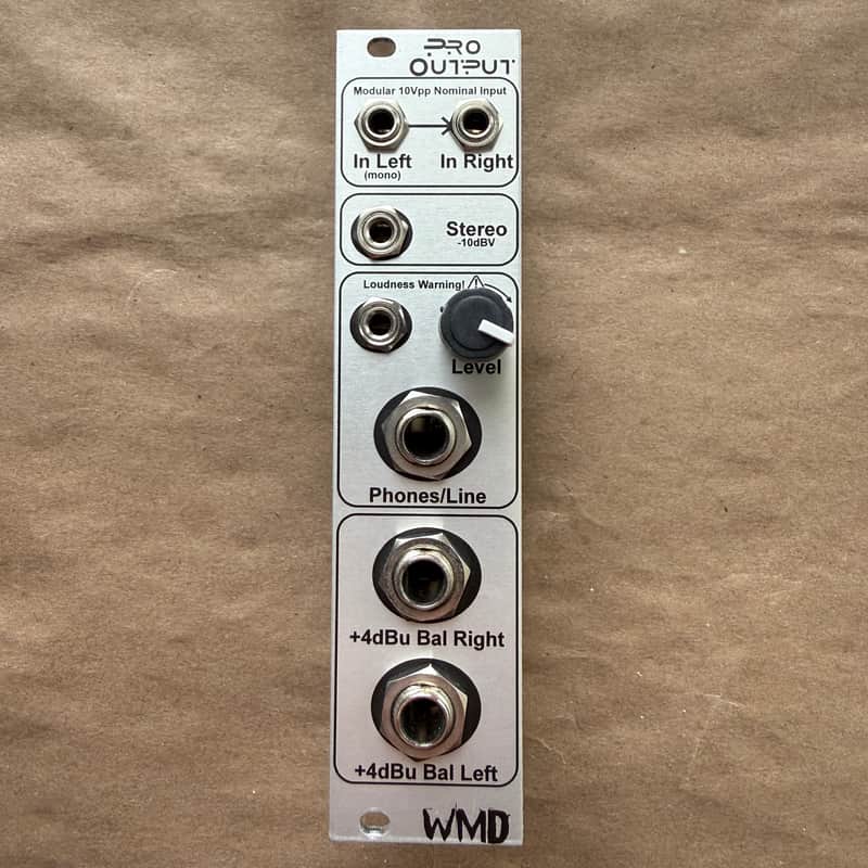 WMD Pro Output