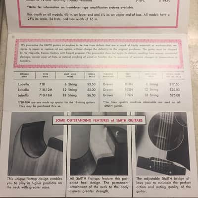 1971 Smith BW-18-P 18-String Cutaway image 14