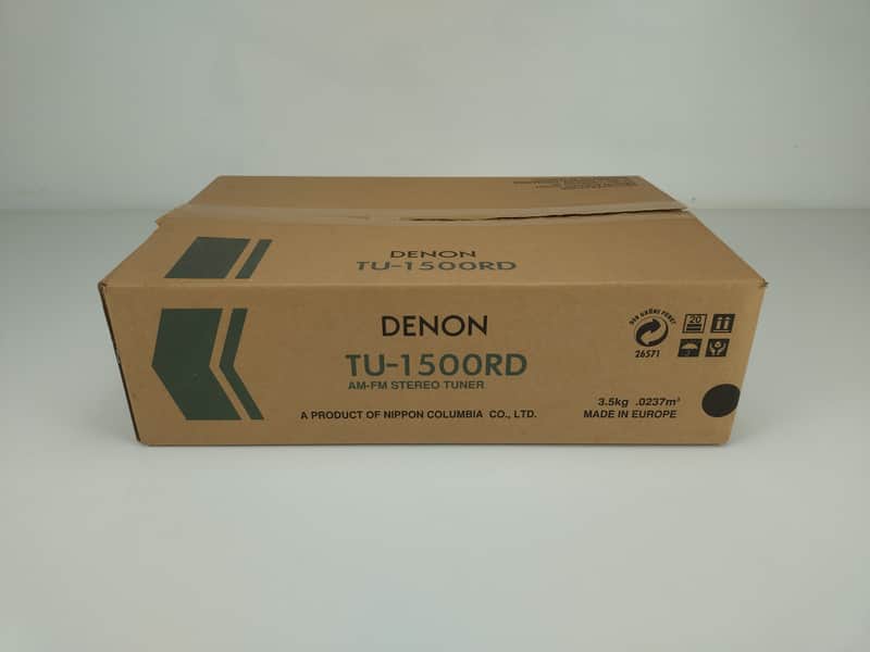Denon TU-1500RD AM-FM Stereo Tuner in original box in mint condition image 1