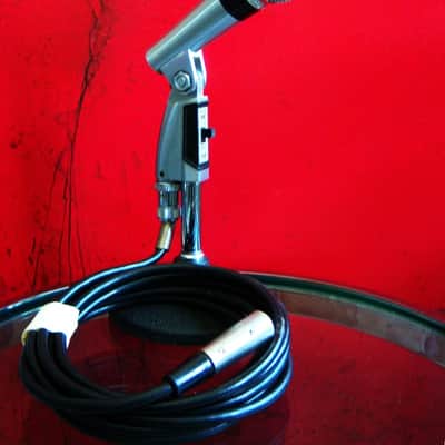 Vintage 1970's Shure 565S Switchable Cardioid Dynamic Microphone Low Z w accessories 565 565SD 566 image 6