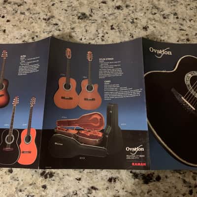 Ovation Brochure 1985 Balladeer Legend Elite image 5