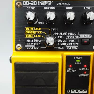 Boss OD-20 Overdrive / Distortion Guitar Effect Pedal BW34284 image 3