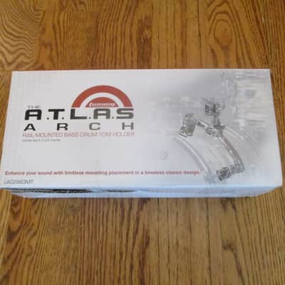 Ludwig Atlas Heavy Duty Bass Drum Tom Rail Mounting System - In Box Never Used! image 2
