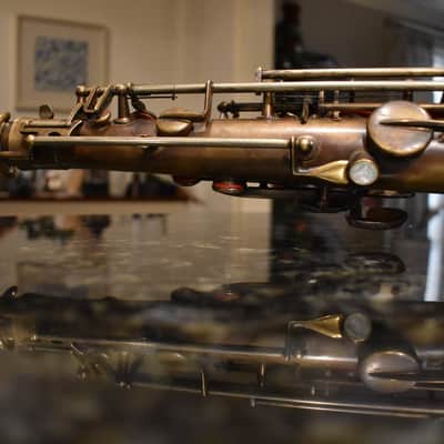 Pierret Super "Artiste" Tenor 1953-1958 Dark Vintage Brass Saxophone image 11