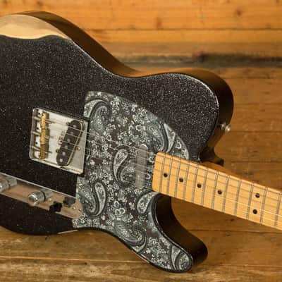 Fender Brad Paisley Signature Road Worn Telecaster - Maple - Black Sparkle image 5