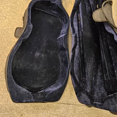 D Z Strad Black Fabric Foam Cello Case (4/4 Size) image 2