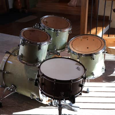 Sonor S Class Pro (Vertical Grain German Made) 2000's - Aqua Green image 9