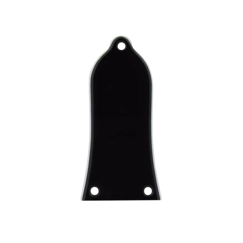 Truss Rod Cover Black 2-Ply Black 3-Hole Bell for Epiphone Les Paul image 1