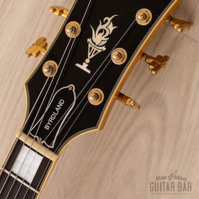 2003 Epiphone Elitist Byrdland Archtop, Near-Mint w/ Open Book Headstock, USA Pickups, Case & Tags, Japan Terada image 4