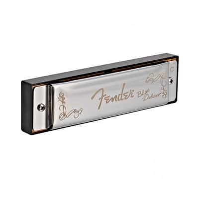 Fender Blues Deluxe Harmonica, Key of C Chrome image 2