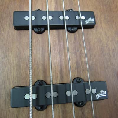 Rybski Custom Single Cut 4 String Bass Guitar with Gig Bag image 9