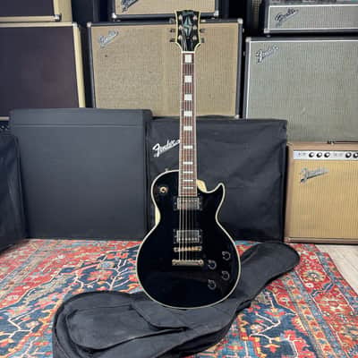 *Video* Fernandes/Burny RLC-55 Les Paul Custom Black - 1998 image 14