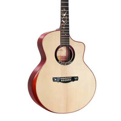 Natasha JC30 (Spruce) - Sitka Spruce and Purpleheart Acoustic Guitar 2023 - Gloss image 2