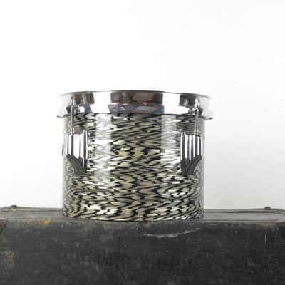 1970s Rogers 6" and 8" Black Onyx Concert Toms image 7