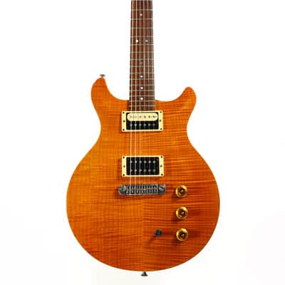 1995 Hamer USA Studio Archtop Amber Double Cutaway Electric Guitar - w/ Original Case - AMAZING! image 6
