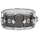 Drum Workshop Collectors Series Snare Drum, Black Nickel Over Brass, 6.5" x 14"