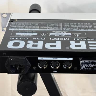 Behringer DSP1000P Virtualizer Pro Multi-Effects Processor image 5