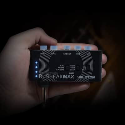 Valeton Rushead Max Bass USB Chargable Portable Pocket Bass Headphone Amp Carry-On Bedroom Plug-In Multi-Effects image 7