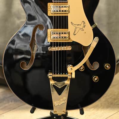 Gretsch Synchromatic Falcon Hollow Body Single-Cut with Bigsby - Black image 1
