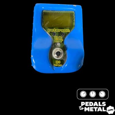 Peterson VS-S StroboStomp Pedal Tuner 2000s - Blue - X15549 image 2