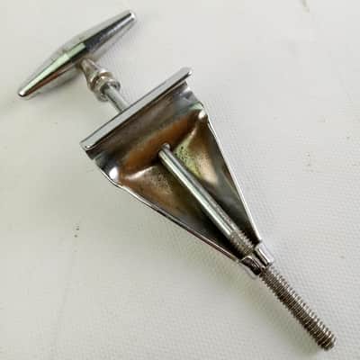 Slingerland Sound King Bass Drum Tension T-Rod+Claw Chrome Vintage 60s USA Radio image 3