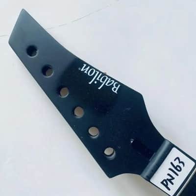 Black Babilon Maple Wood Guitar Neck, Rosewood 24 Frets Fingerboard image 3