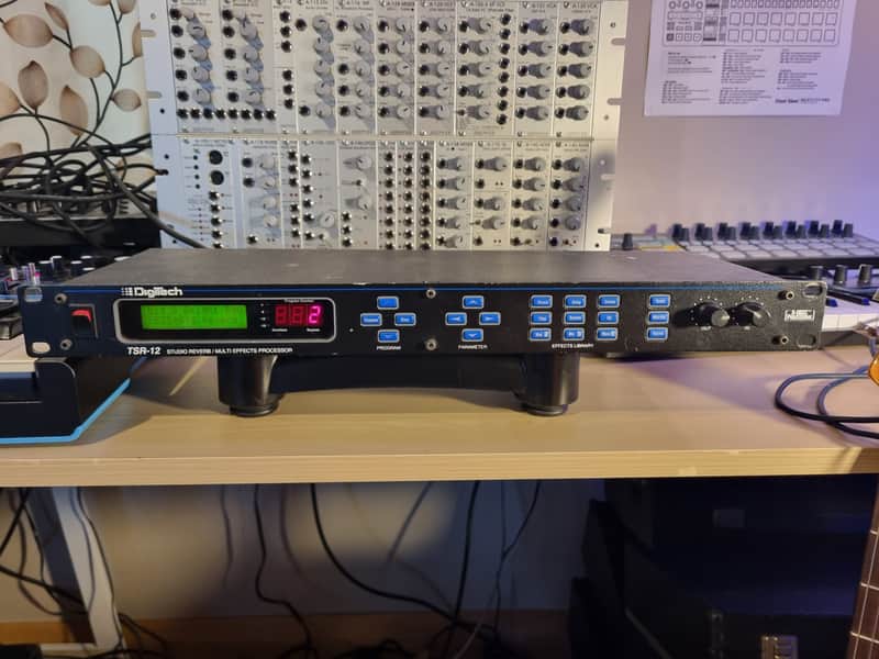 DigiTech TSR-12 True Stereo Reverb / Multi-Effects Processor 1990s - Black image 1