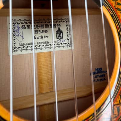 Gerundino Fernandez Hijo Concert Flamenco Guitar w/hard case •made in Spain image 12