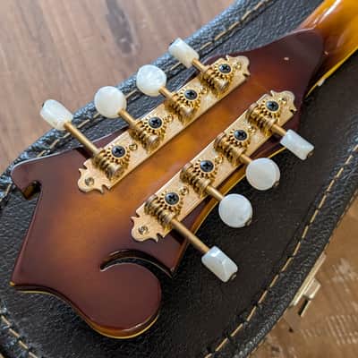 Hondo HM-5 F-Style Mandolin Vintage 1970s Sunburst MIJ W/OSSC Great Condition! image 8
