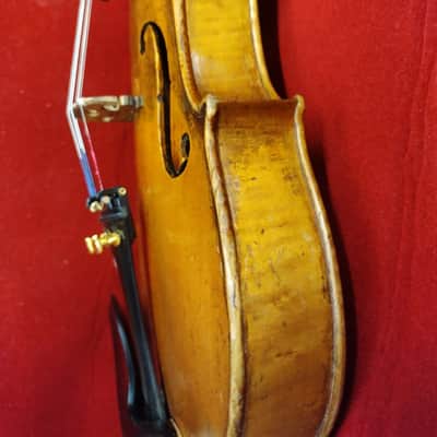 German Stradavarius Copy of 1737 4/4 Violin Antique Vintage Violin 1890-1920 - Medium Brown Varnish image 9