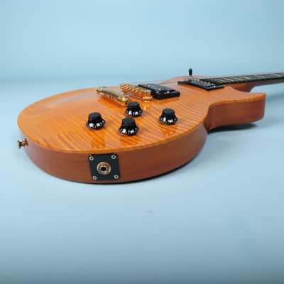 1992 Gibson Les Paul Lite Amber Flamed Electric Guitar image 10