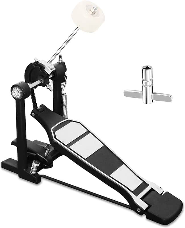 Single Bass Drum Pedal, Kick Drum Pedal for Drum Set Instrument, Single-Chain Drum Foot Pedal for Beginner & Pro Drummers image 1